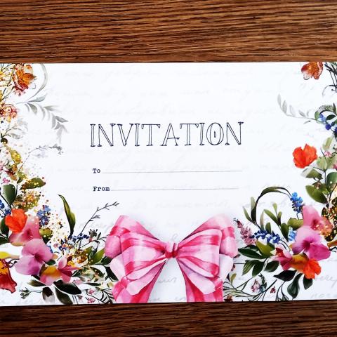 troc de  Carte postale d'invitation., sur mytroc