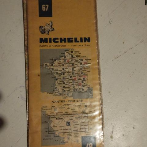 troc de  Carte Michelin ancienne plastifiée, sur mytroc