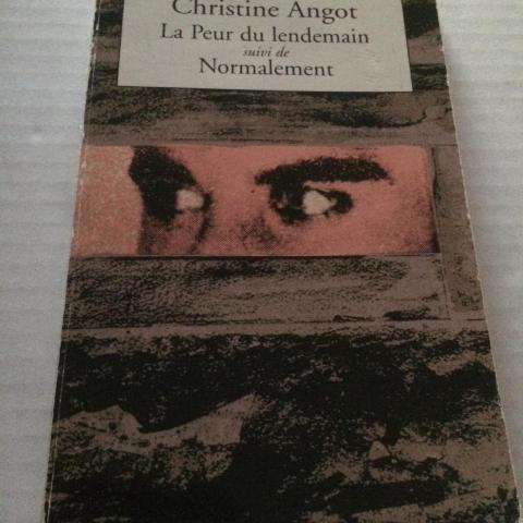 troc de  La peur du lendemain suivi de Normalement de Christine ANGOT, sur mytroc