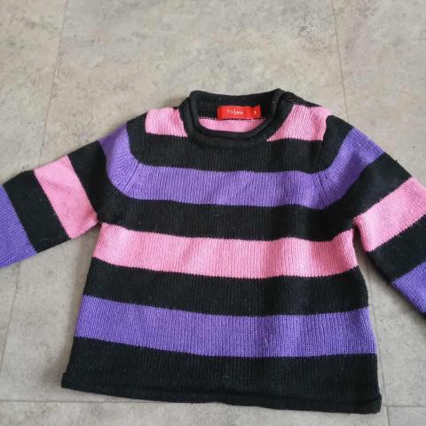 troc de  pull rayé 6 mois  mixe  marque tissuia, sur mytroc