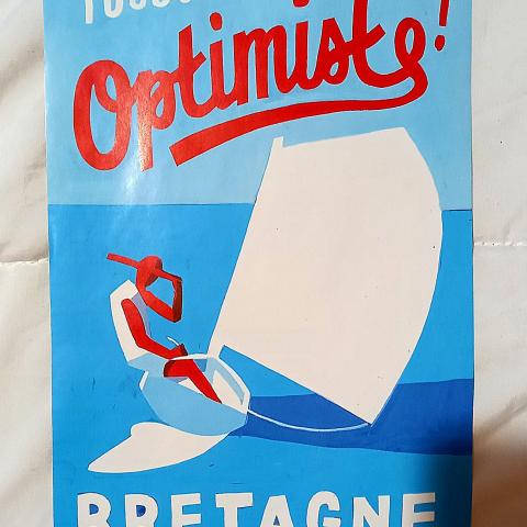 troc de  Affiche "Toujours optimiste - Bretagne"., sur mytroc