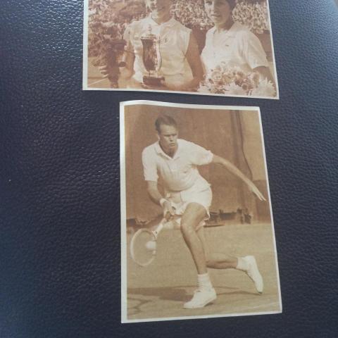 troc de  2 images Poulain la série 38 tennis de France, sur mytroc