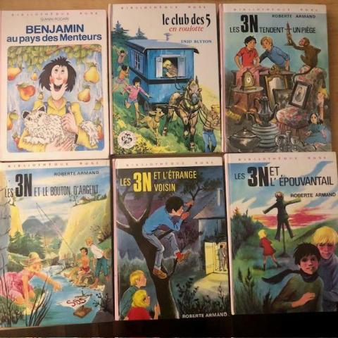 troc de  Lot 10 livres poche lecture jeunesse - Bibliothèque rose - Les 3N - Le club des 5 - Benjamin - Zorro, sur mytroc