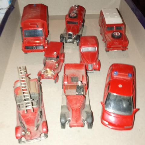 troc de  lot camions et voitures pompiers solido et eligor Marylou, sur mytroc
