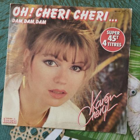 troc de  Disque vinyle Super 45T Karen Chéryl - 4 titres, sur mytroc