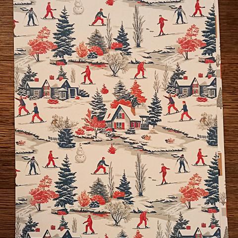 troc de  Papier créatif "Ski"., sur mytroc