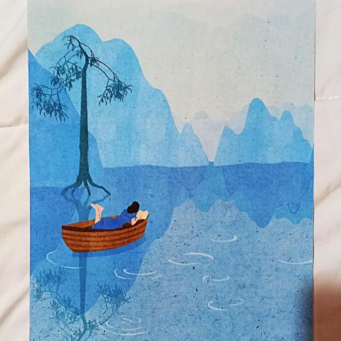 troc de  Affiche "Dans ma barque"., sur mytroc