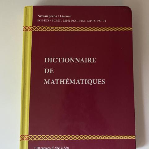 troc de  Dictionnaire de mathématiques, sur mytroc