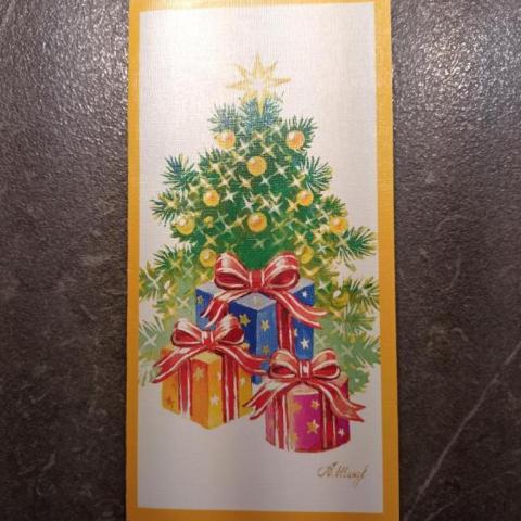 troc de  1 carte Noël + carte d'accompagnement, sur mytroc