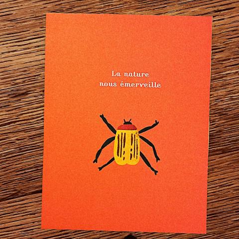 troc de  Carte "La nature nous émerveille"., sur mytroc