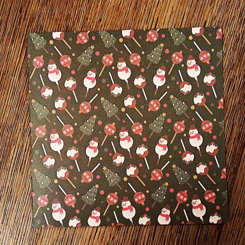 troc de  Carte double "sucettes de Noël"., sur mytroc