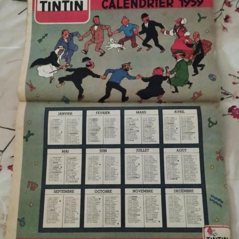 troc de  Réservé Fidji Rare - Calendrier Tintin 1959, sur mytroc