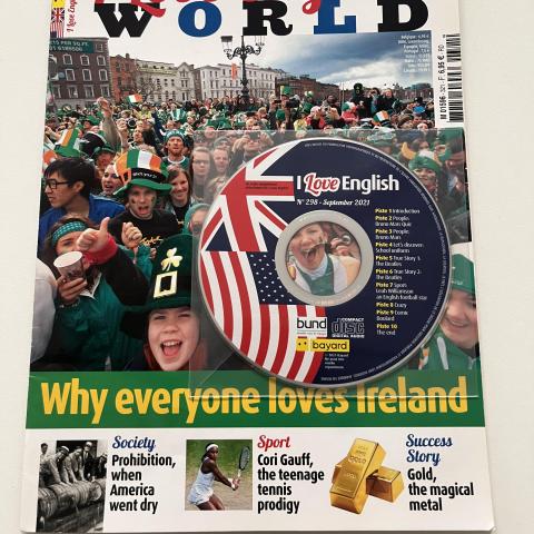 troc de  Magazine "I love English" WORLD + CD, sur mytroc