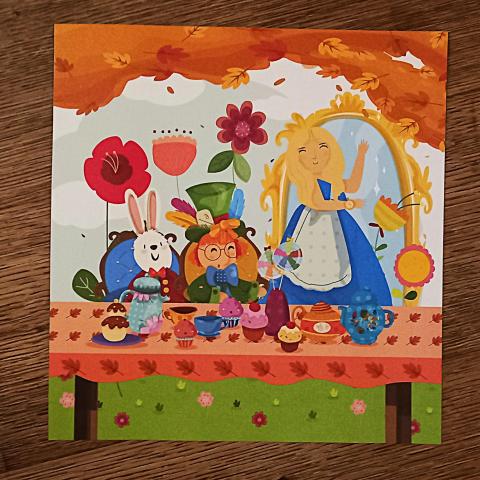 troc de  Affichette "Alice au pays des merveilles"., sur mytroc