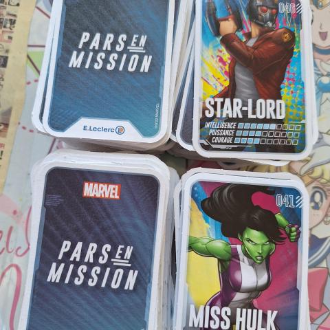 troc de  Gros paquet de cartes marvel leclerc pars en mission, sur mytroc