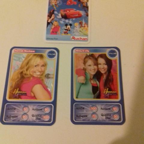 troc de  J'échange 2 cartes "Disney Auchan", sur mytroc