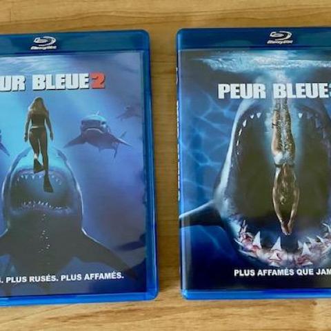 troc de  2 blurays films de requin - Deep Blue sea - Peur bleue 2 et 3 (neufs), sur mytroc