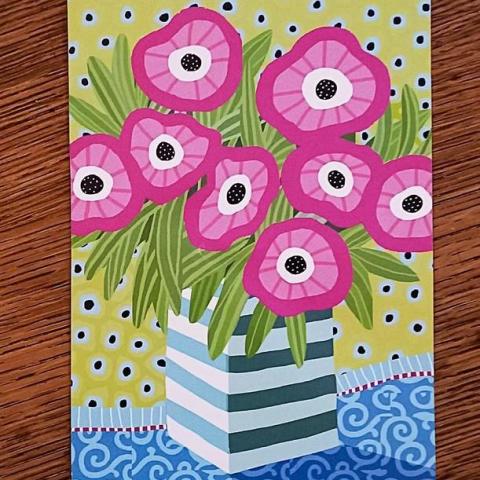 troc de  Carte postale "Fleurs dans le vase"., sur mytroc