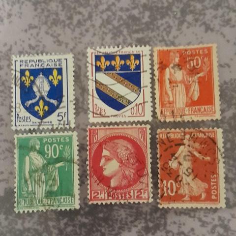 troc de  réservé Lot timbres français  1, sur mytroc