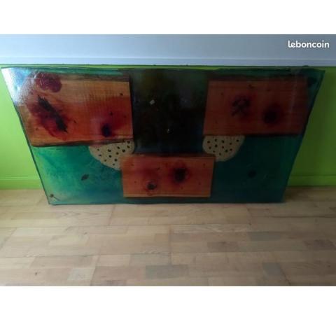 troc de  Don d'une table en résine époxy, sur mytroc