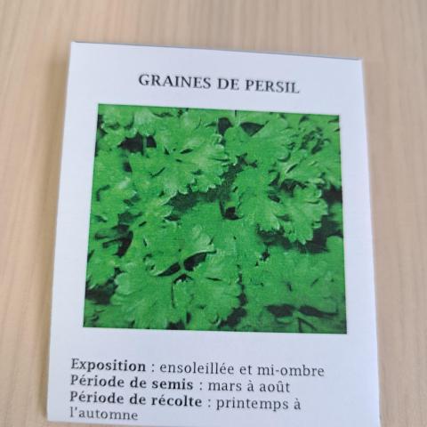 troc de  Pochette de graines de persil, sur mytroc