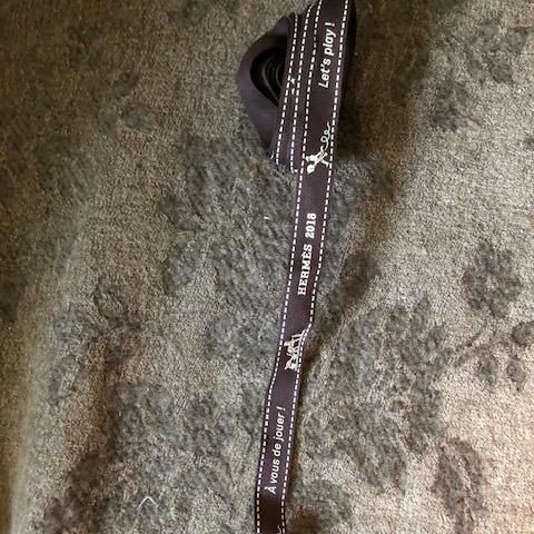troc de  Ruban Hermès largeur 1cm longueur 140cm, sur mytroc