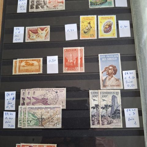 troc de  Echange timbres des colonies françaises contre flyer uniquement, sur mytroc