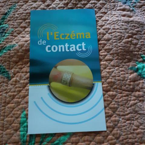 troc de  Brochure l'eczéma de contact, sur mytroc