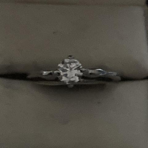 troc de  Bague couleur argentée faux diamant, sur mytroc