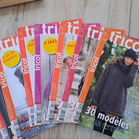 troc de  Lot 7 magazines  "Tricoter", sur mytroc