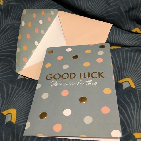 troc de  Carte good luck + enveloppe, sur mytroc
