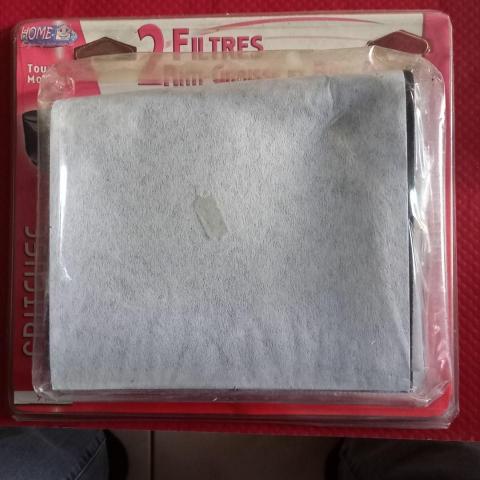 troc de  2 filtres anti graisse et anti odeur pour friteuse, sur mytroc