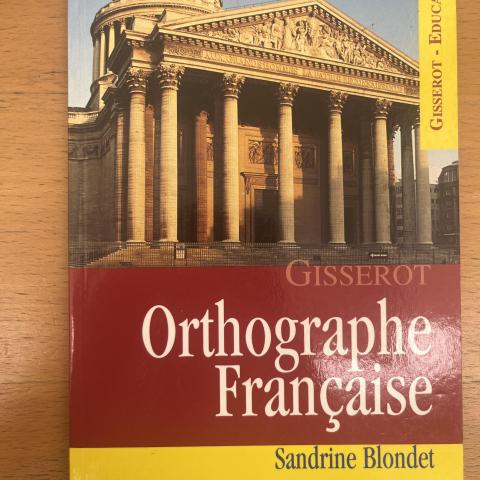 troc de  Orthographe Française de Sandrine Blondet, sur mytroc