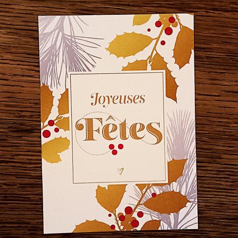 troc de  Carte "Joyeuses fêtes"., sur mytroc