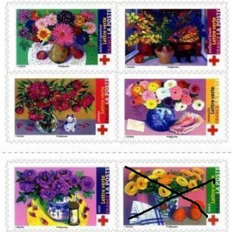 troc de  [Recherche] Timbres FR Croix Rouge 2018 Offrez ces fleurs, sur mytroc