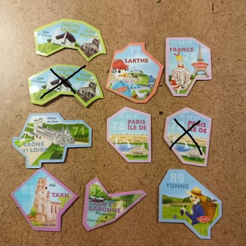 troc de  Magnets Le Gaulois Département au choix, sur mytroc