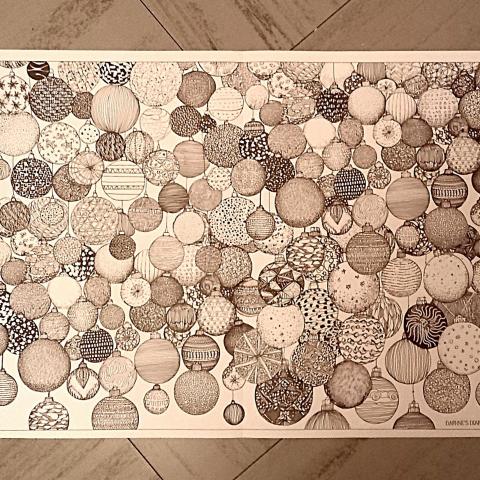 troc de  Poster "Boules de Noël"., sur mytroc