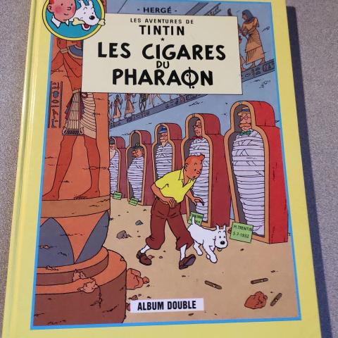 troc de  Double album de Tintin les Cigares du pharaon et le Lotus bleu, sur mytroc