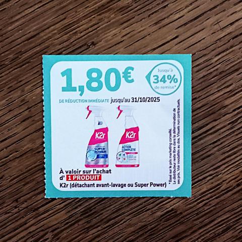 troc de  Bon de réduction K2R., sur mytroc