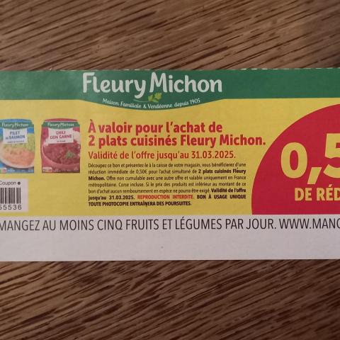 troc de  Bon de réduction "Fleury Michon" n°2., sur mytroc