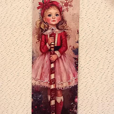 troc de  Marque-page "Fillette vintage". RESERVE., sur mytroc