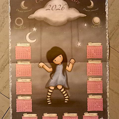 troc de  Poster calendrier lunaire 2026., sur mytroc