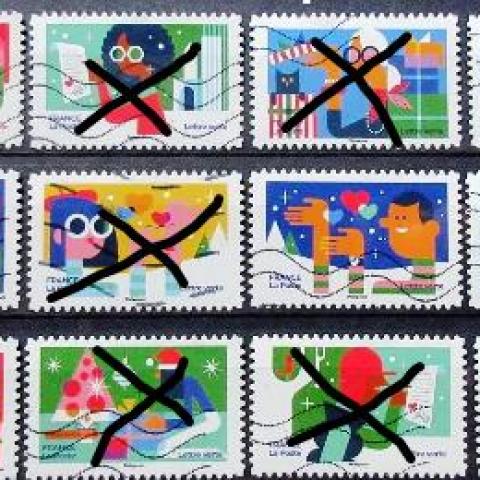 troc de  Attribué Rompu de Série Timbres vous rapprochent 2023 - 3/12, sur mytroc