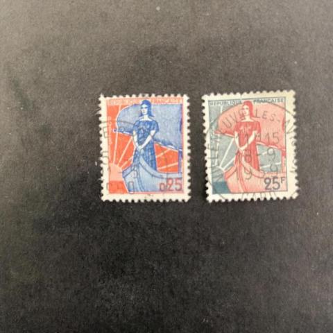 troc de  Timbres FR - Lot "République" - Marianne à la nef, sur mytroc