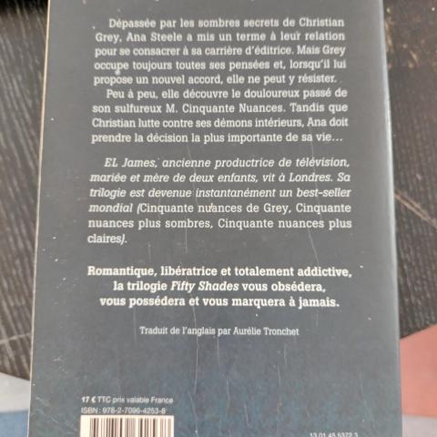 troc de  Roman 50 nuances plus sombres, sur mytroc