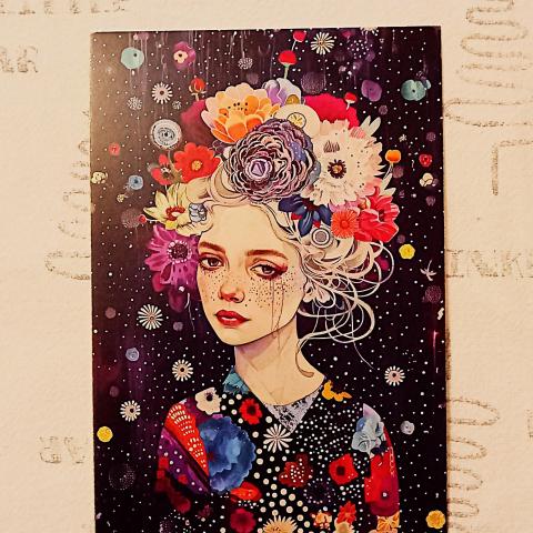 troc de  Carte de portrait féminin., sur mytroc