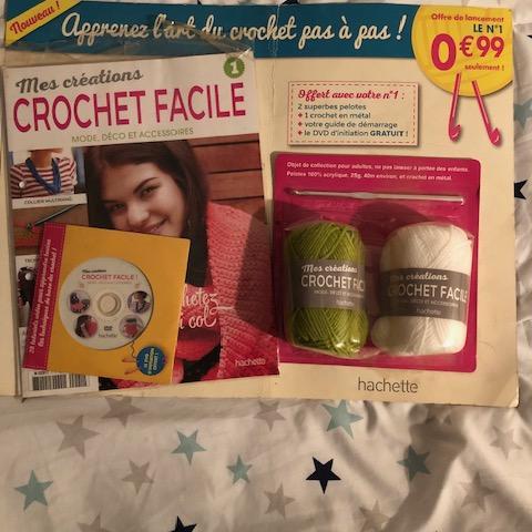 troc de  Kit crochet matériel et méthode d'apprentissage (DVD), sur mytroc