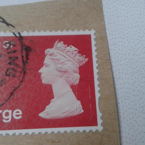 troc de  timbre oblitere anglais, sur mytroc