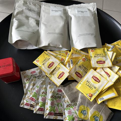 troc de  Lot thé : frères Damann Hediard Lipton, sur mytroc