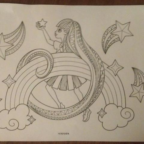 troc de  Coloriage "Isidora"., sur mytroc